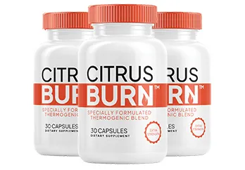 CitrusBurn supplement bottle side